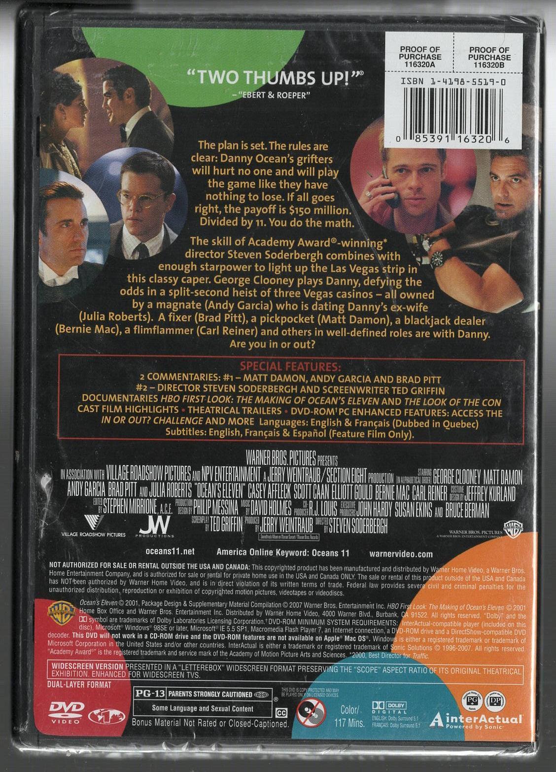 Ocean's Eleven Crime Fiction Crime Thriller Movie