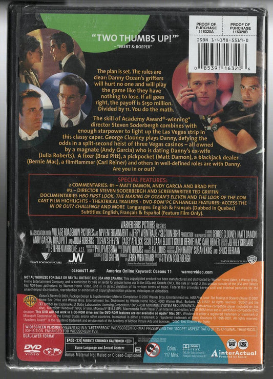 Ocean's Eleven Crime Fiction Crime Thriller Movie