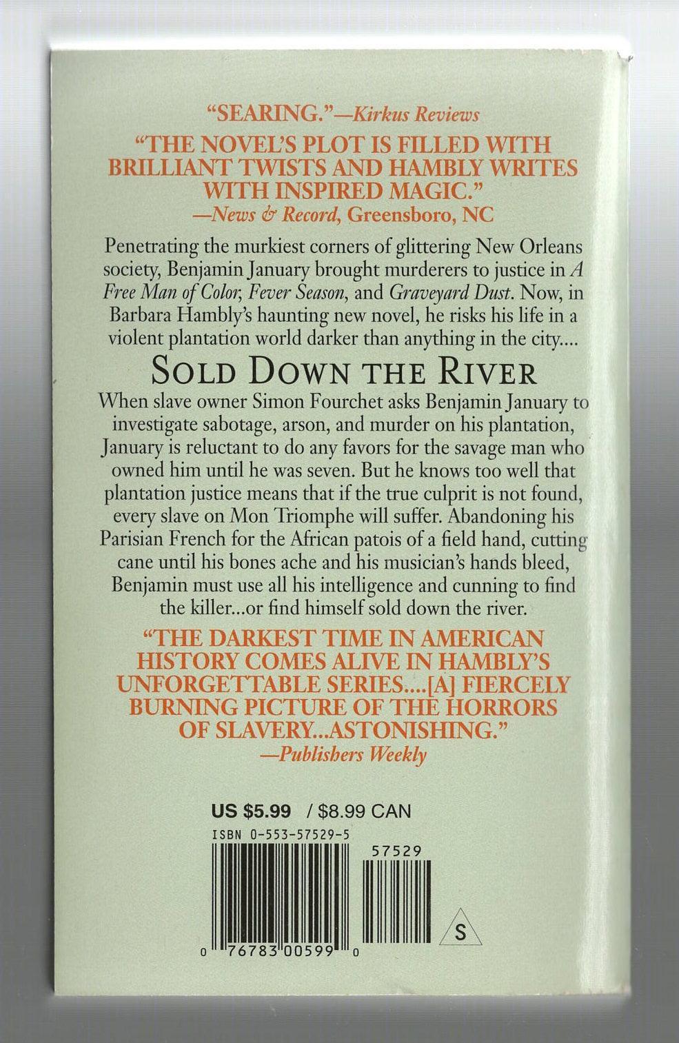 Sold Down The River Detective Detective Fiction historical fiction Historical Mystery murder mystery mystery mystery thriller used Books