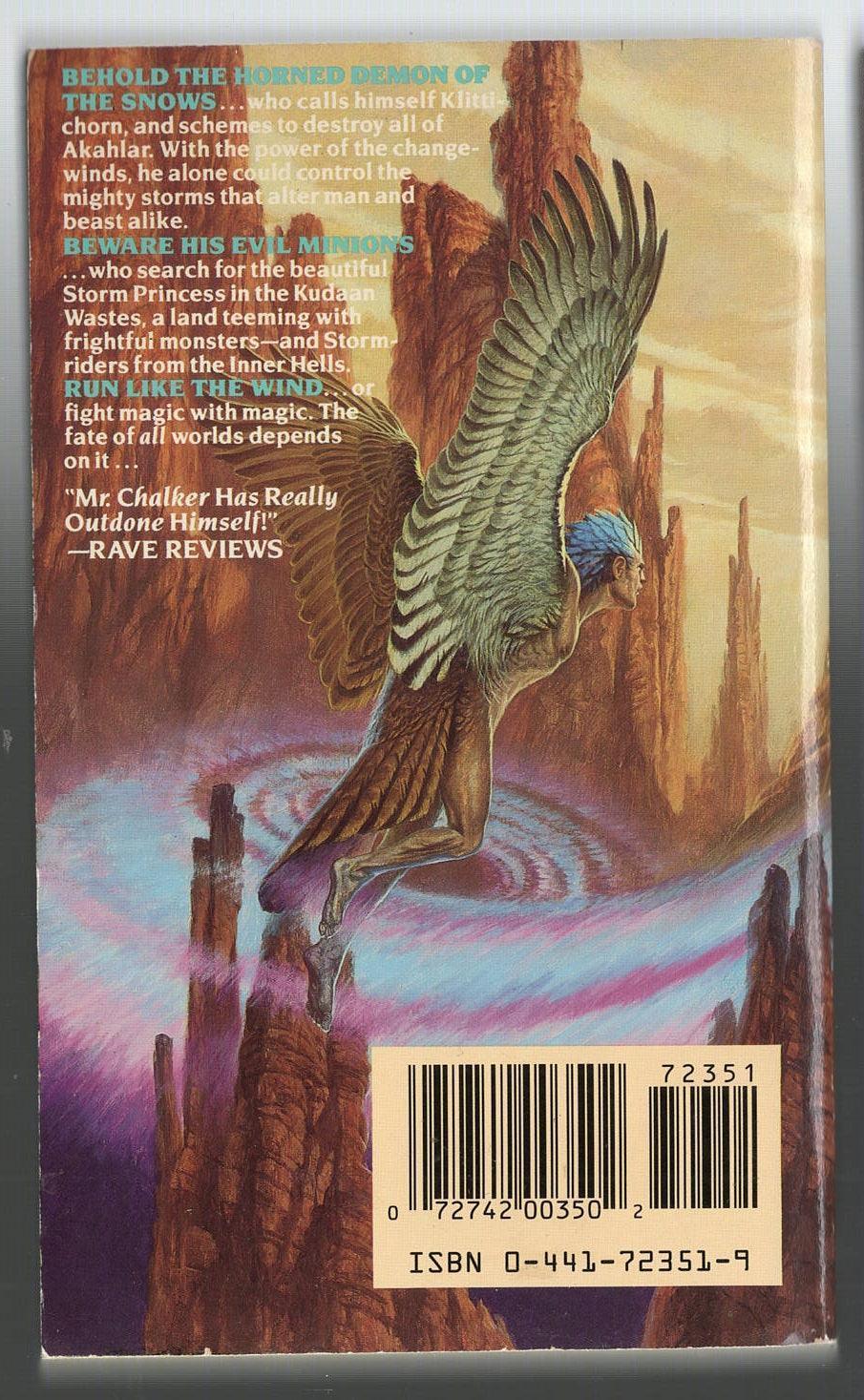 Riders of The Winds fantasy magic Science Fiction Fantasy used Books