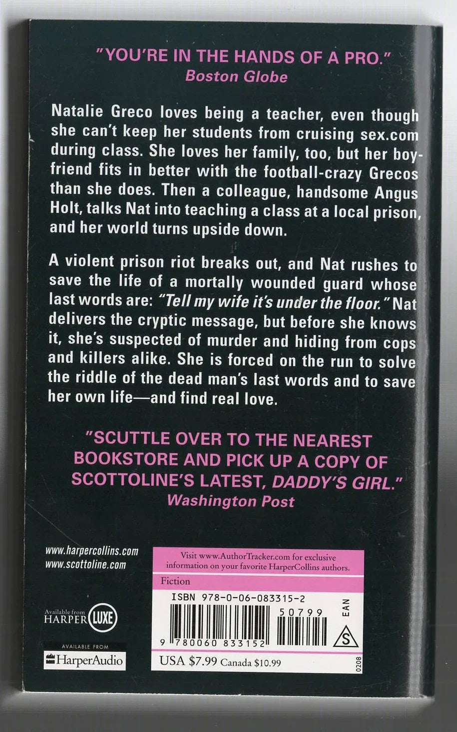 Daddy's Girl Legal Thriller murder mystery mystery mystery thriller Suspense used Books
