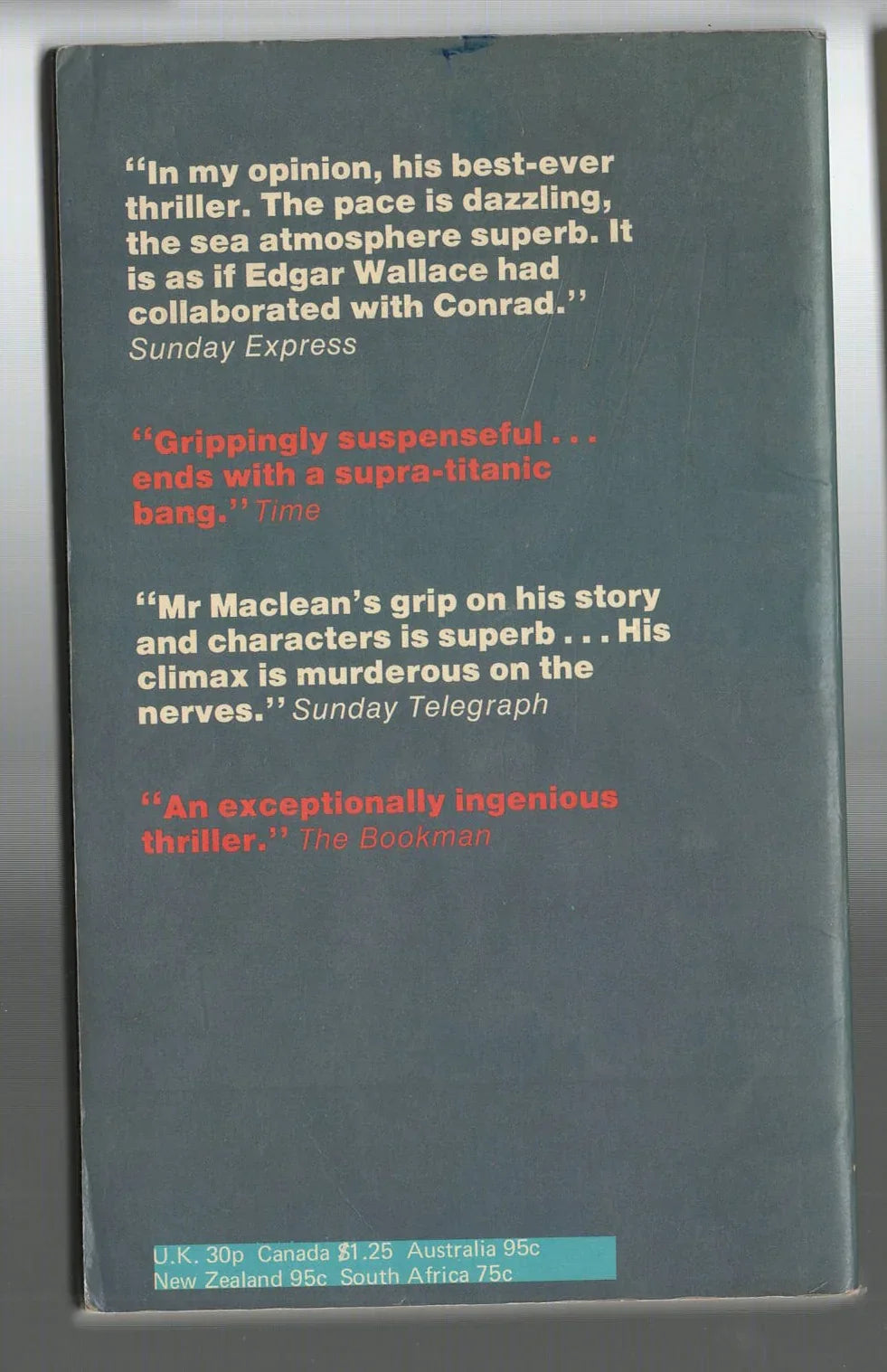 The Golden Rendezvous Action Action Thriller crime Crime Thriller mystery Suspense used Books
