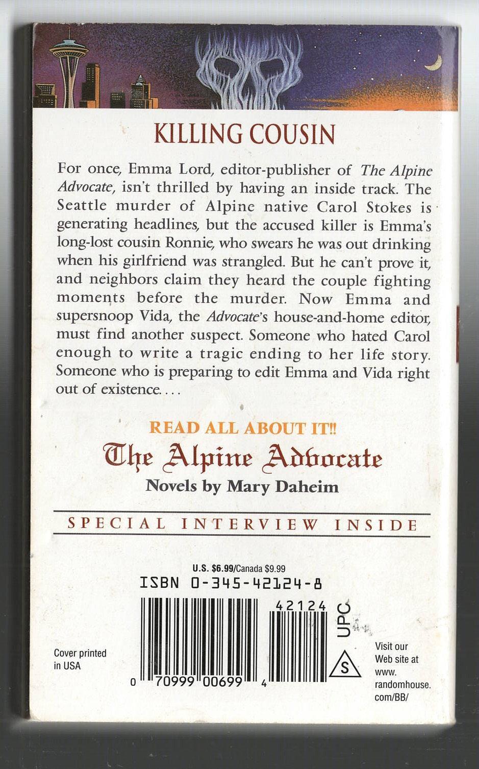 The Alpine Menace Cozy Mystery Detective Detective Fiction murder mystery mystery used Books
