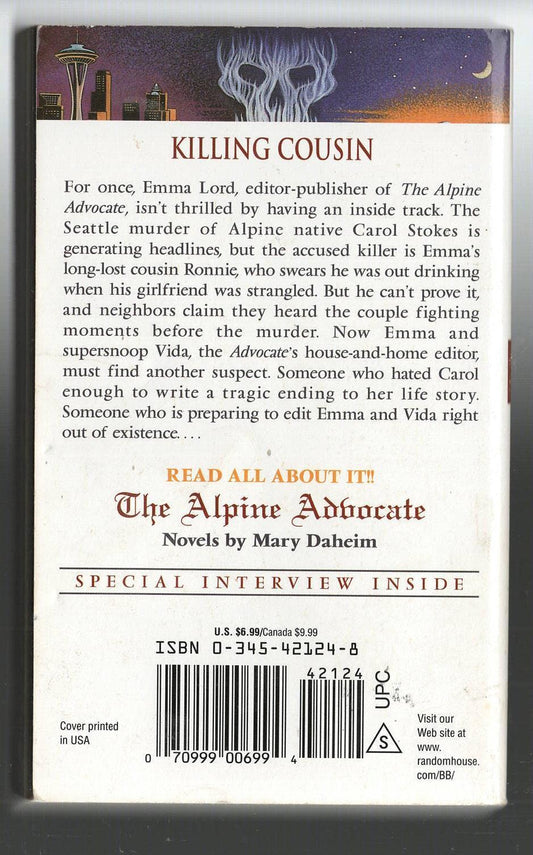 The Alpine Menace Cozy Mystery Detective Detective Fiction murder mystery mystery used Books