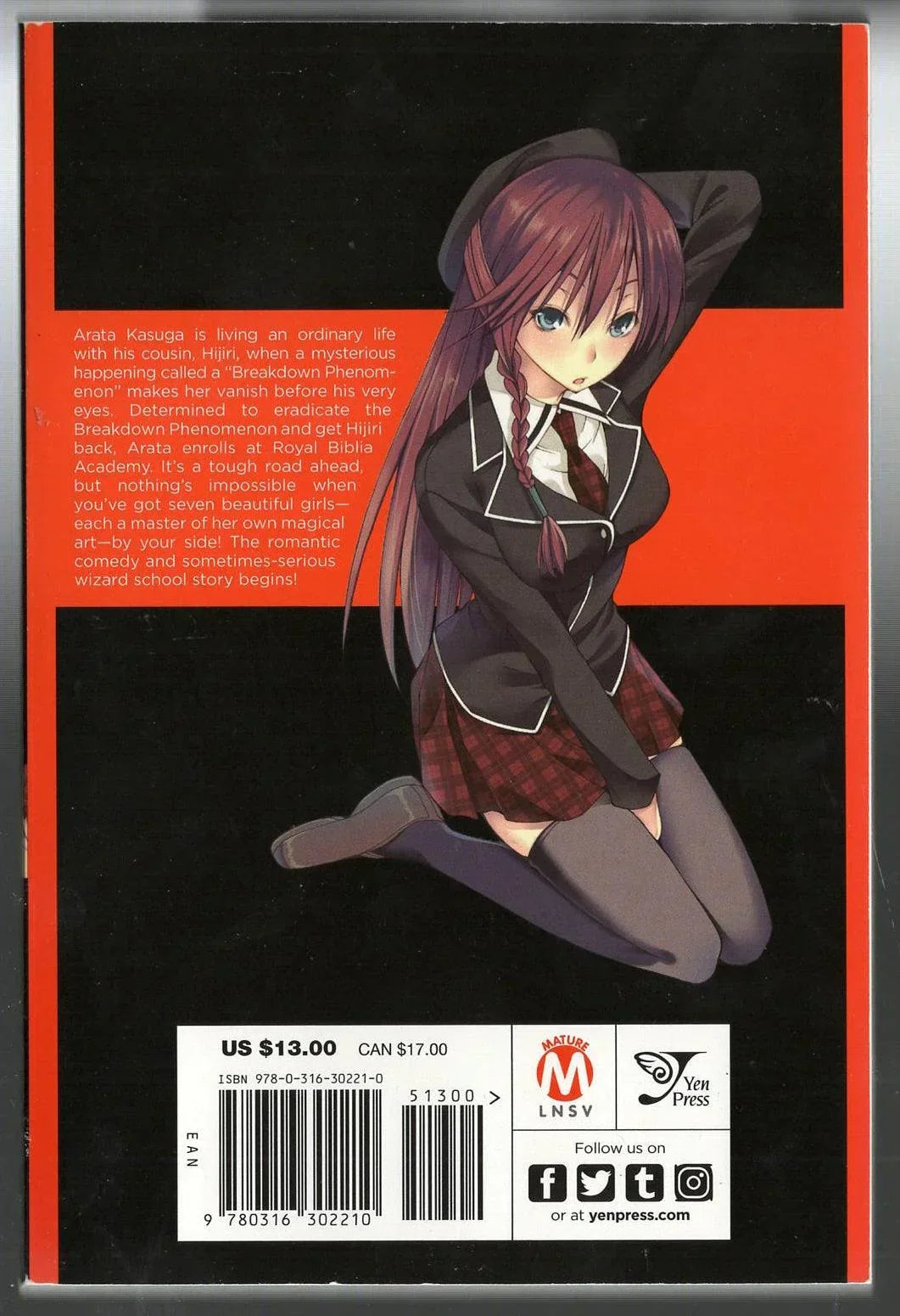 Trinity Seven 1 Graphic Novels Manga used Books