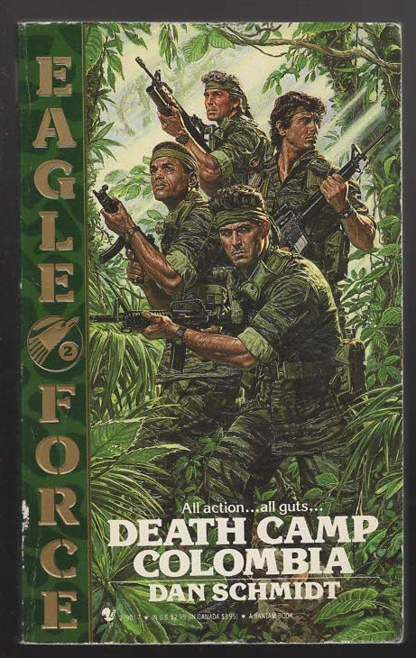 Death Camp Columbia Action Adventure Men's Adventure Novels Military Military Fiction thriller Books