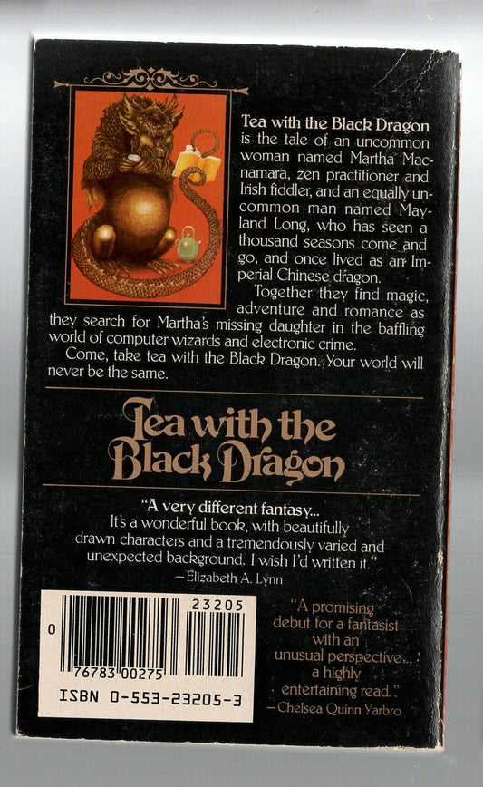 Tea with the Black Dragon dragons fantasy magic Paranormal Romance Urban Fantasy used Vintage Books
