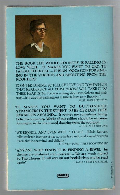 The Chosen Classic Jewish Literature used Young Adult Books