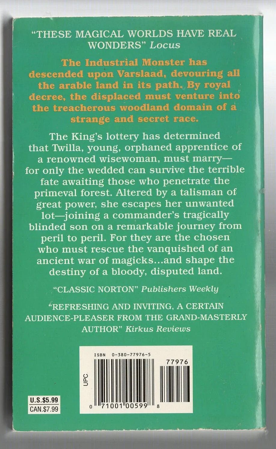 Mirror of Destiny fantasy High Fantasy Science Fiction Fantasy Speculative Fiction used Books