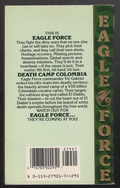 Death Camp Columbia Action Adventure Men's Adventure Novels Military Military Fiction thriller used Books