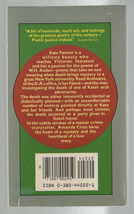 Poetic Justice Cozy Mystery crime Crime Fiction Crime Thriller Detective Detective Fiction mystery mystery thriller used Women's Fiction Books