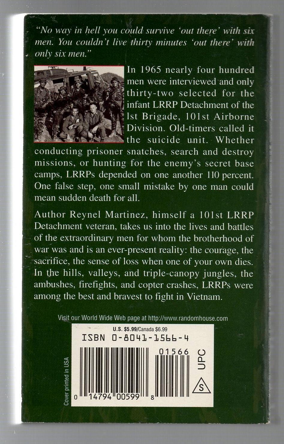 Six Silent Men Military History Military Non-Fiction Nonfiction used Vietnam War War Books