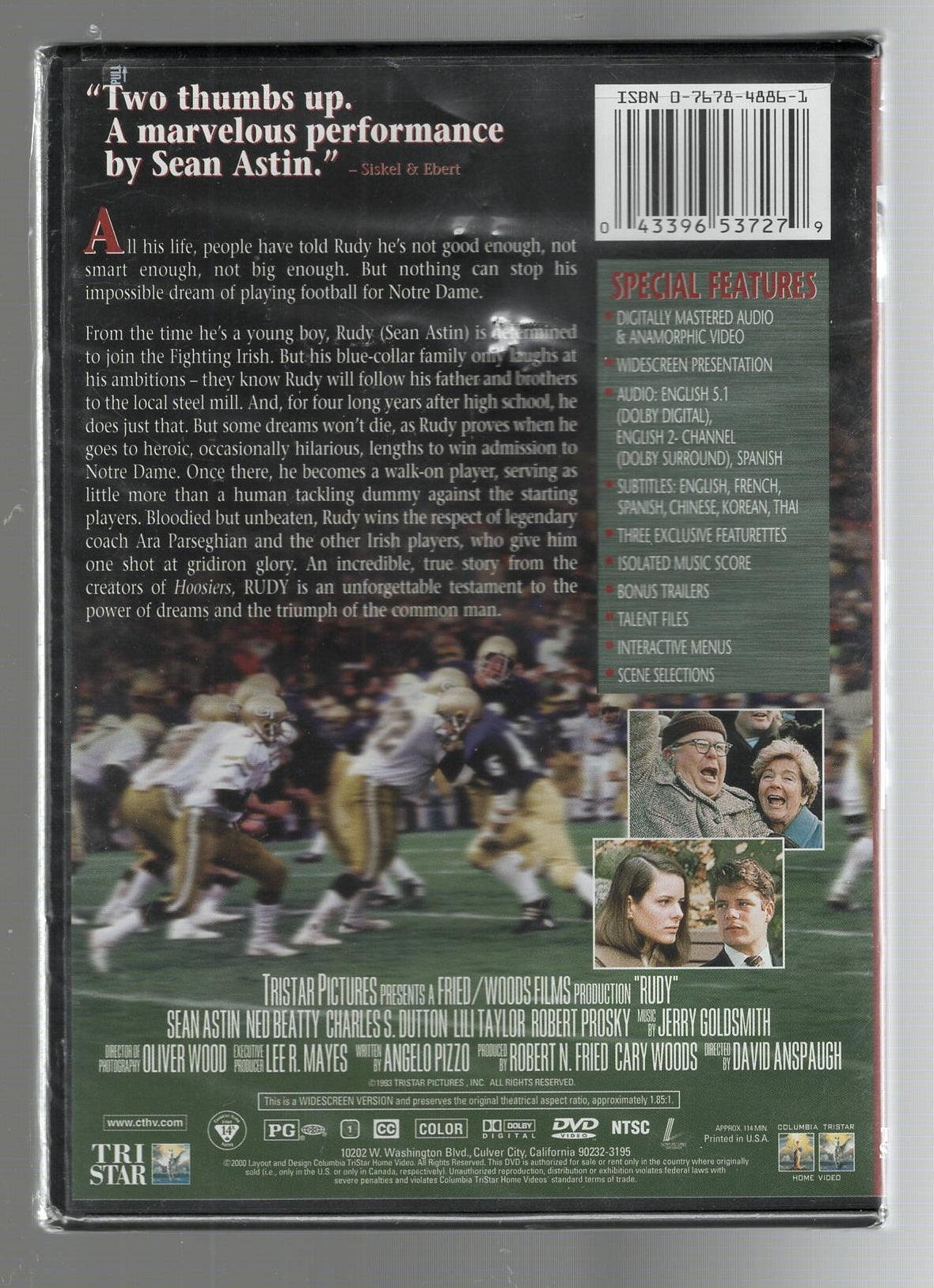 Rudy American Football Drama Football Movies Movie