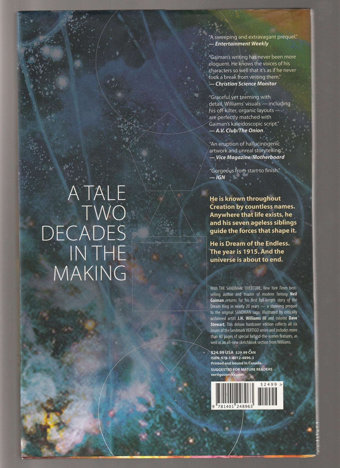 The sandman Overture Deluxe Edition