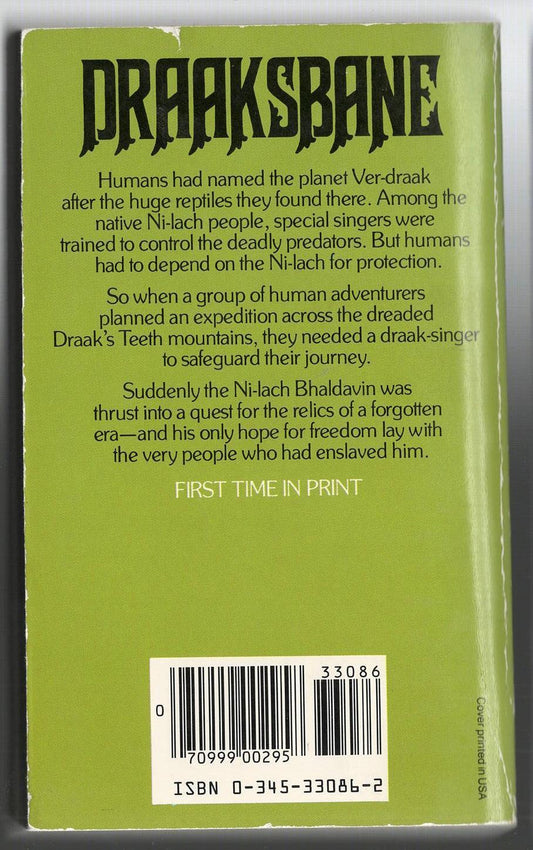 Beyond the Draak's Teeth fantasy science fiction used Books