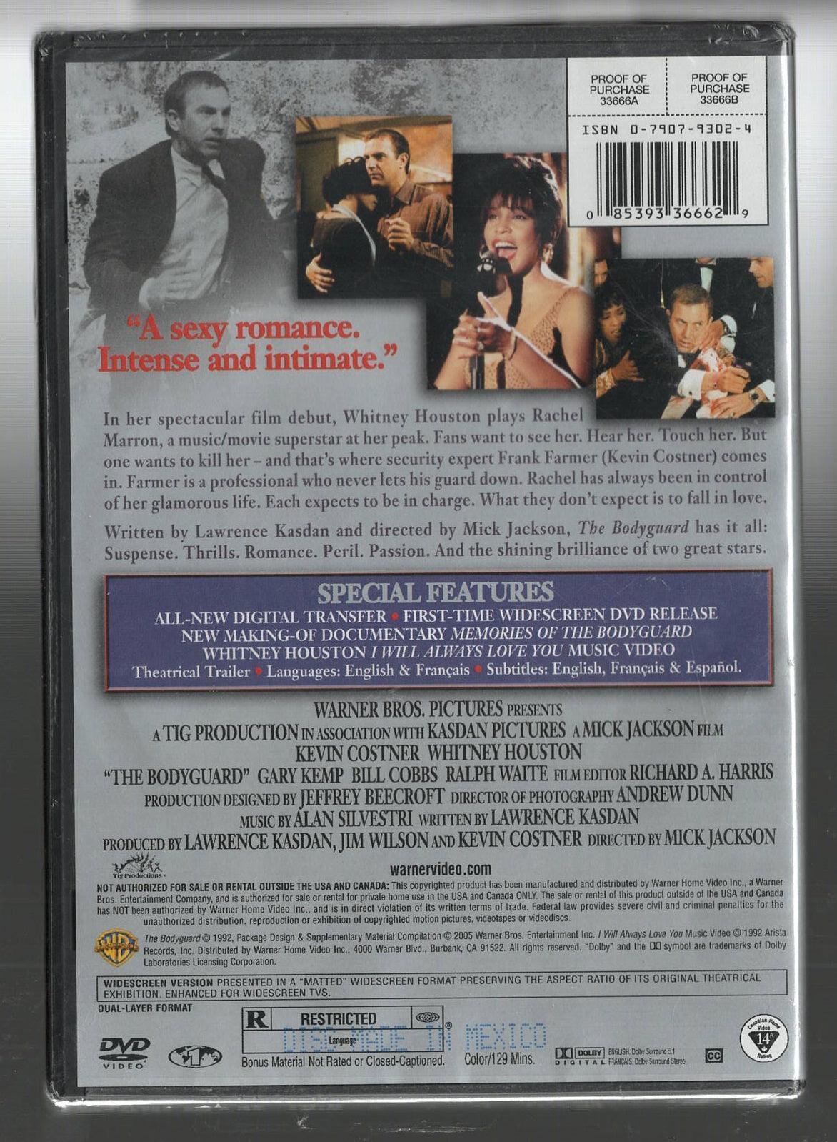 The Bodyguard crime Drama Romance Romantic Suspense used Movie