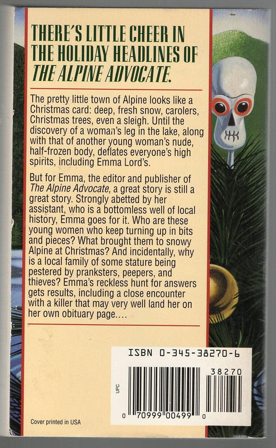 The Alpine Christmas Cozy Mystery crime Crime Fiction Crime Thriller Detective Detective Fiction murder mystery mystery mystery thriller used Books