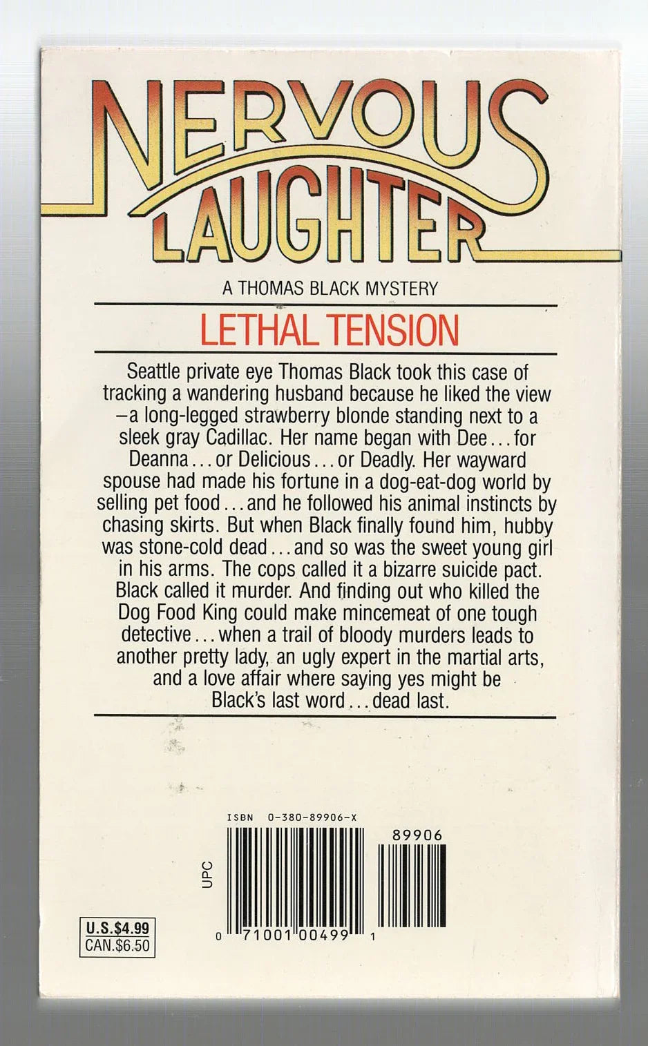 Nervous Laughter mystery mystery thriller used Books