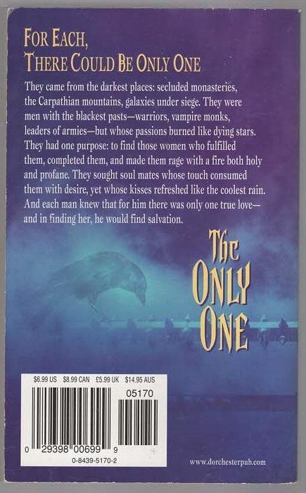 The Only One Action Paranormal Paranormal Romance Urban Fantasy used Books