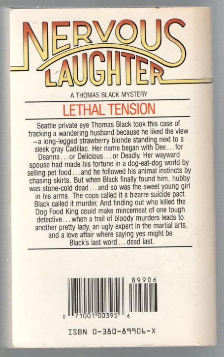 Nervous Laughter crime Crime Fiction Crime Thriller Detective Fiction mystery thriller used Books