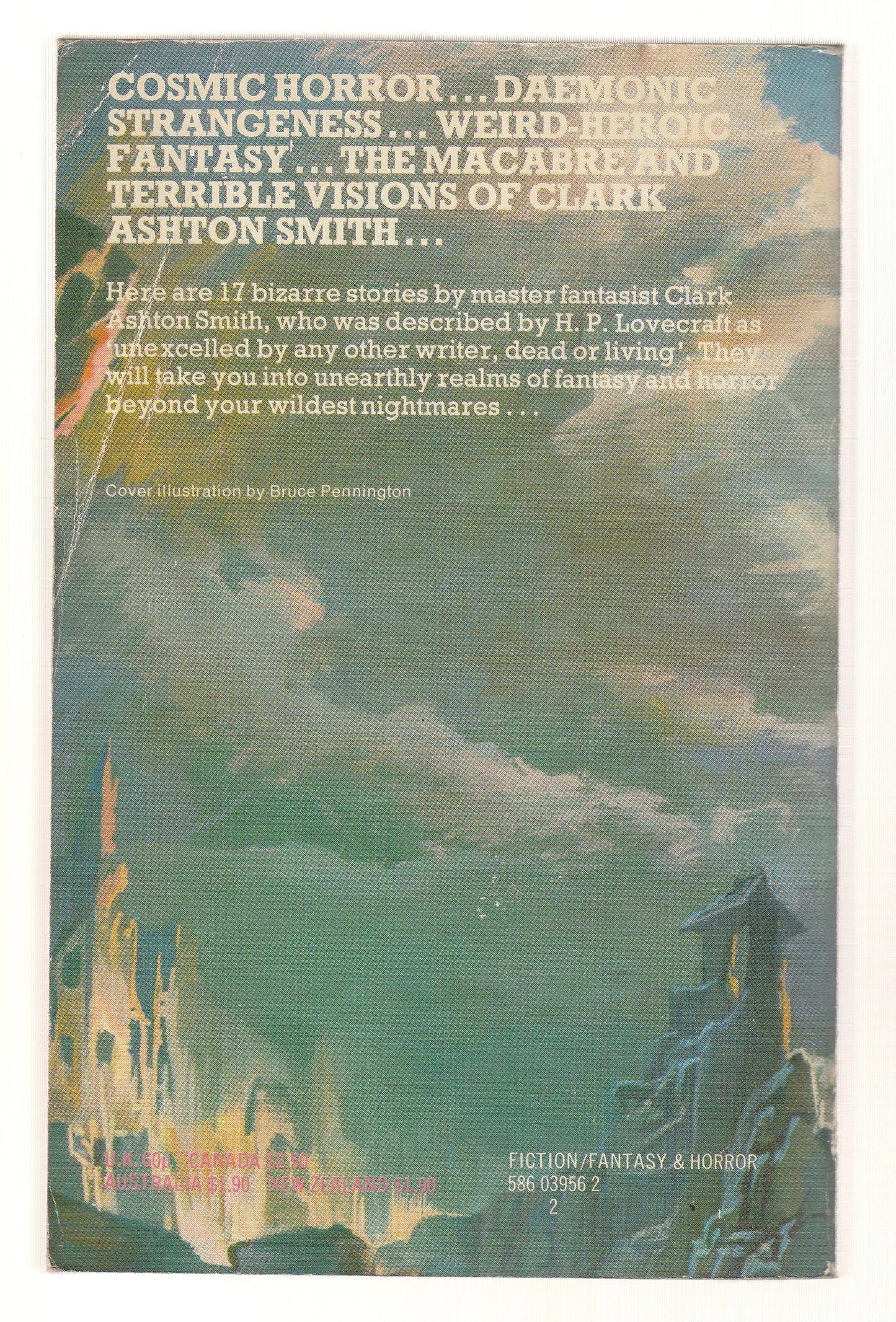 The Abomination Of Yondo anthology cosmic horror gothic-horror horror paperback paranormal horror Psychological Horror sci-fi horror science fiction Short Stories Short Story Collection used Vintage vintage horror vintage paperback Books