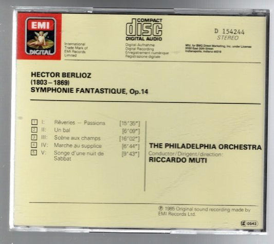 Berlioz Symphony Fantastique: Muti Classical Music Orchestra CD