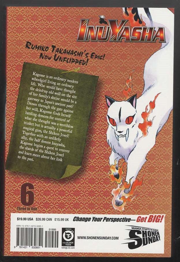 Inu Yasha Viz Big Edition vol. 6 Action Adventure fantasy Graphic Novels historical fiction Manga Romance science fiction Science Fiction Fantasy Teen Time Travel Young Adult Books