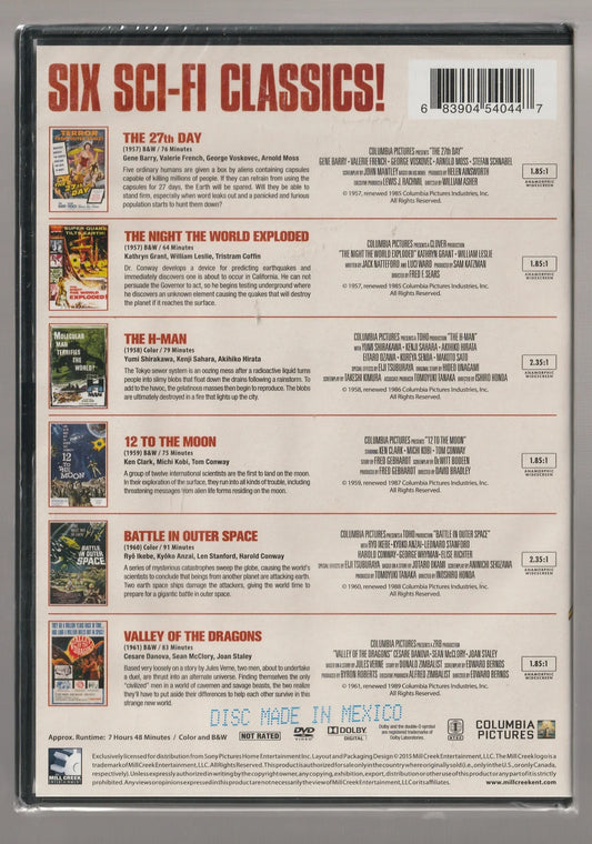 Vintage Sci-Fi: 6 Movie Collection