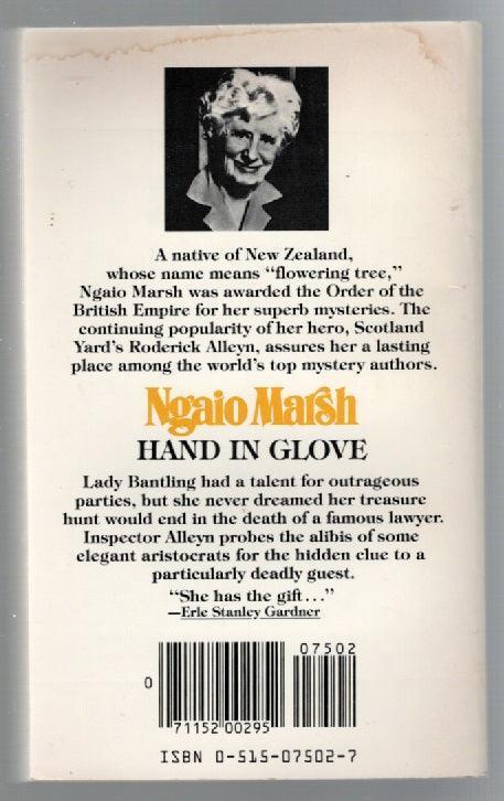 Hand In Glove Crime Fiction Crime Thriller Detective Fiction mystery used Books