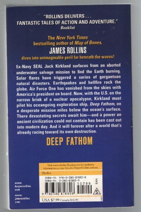 Deep Fathom Action Adventure mystery science fiction Suspense thriller used Books