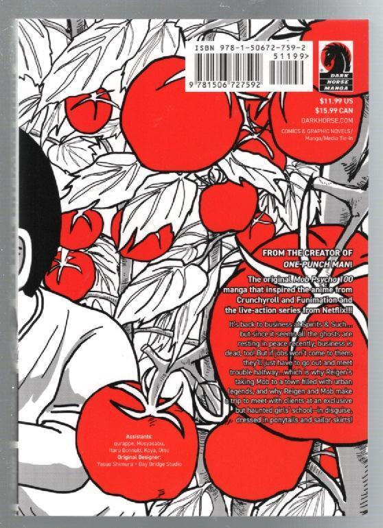 Mob Psycho vol. 7 Action Adventure Ghost Graphic Novels Haunted horror Manga Paranormal Paranormal Mystery science fiction Teen Urban Fantasy Young Adult Books