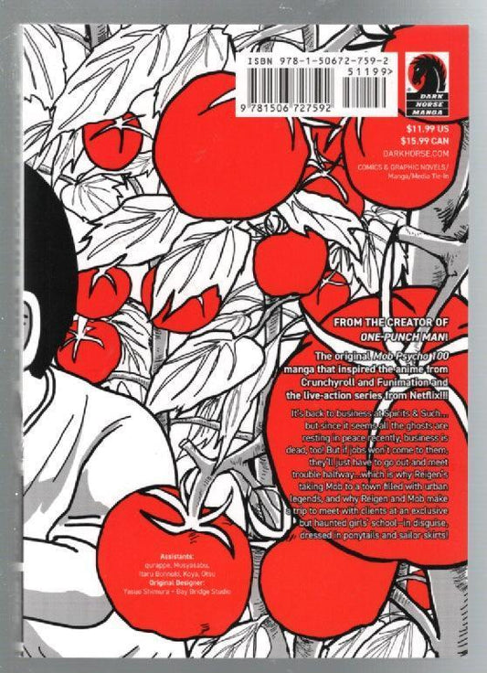 Mob Psycho vol. 7 Action Adventure Ghost Graphic Novels Haunted horror Manga Paranormal Paranormal Mystery science fiction Teen Urban Fantasy Young Adult Books