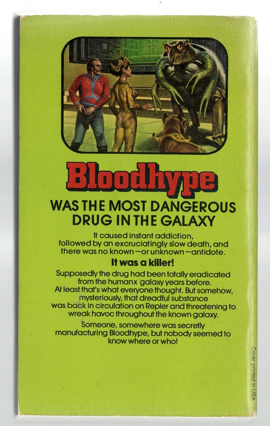 Bloodhype Adventure Aliens science fiction Science Fiction Fantasy Space Opera used Books