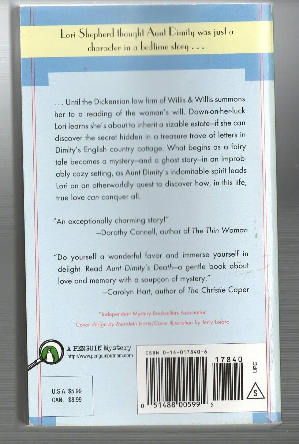 Aunt Dimity's Death Brit Lit British Literature British Mystery Cozy Mystery mystery Paranormal Paranormal Mystery used Books