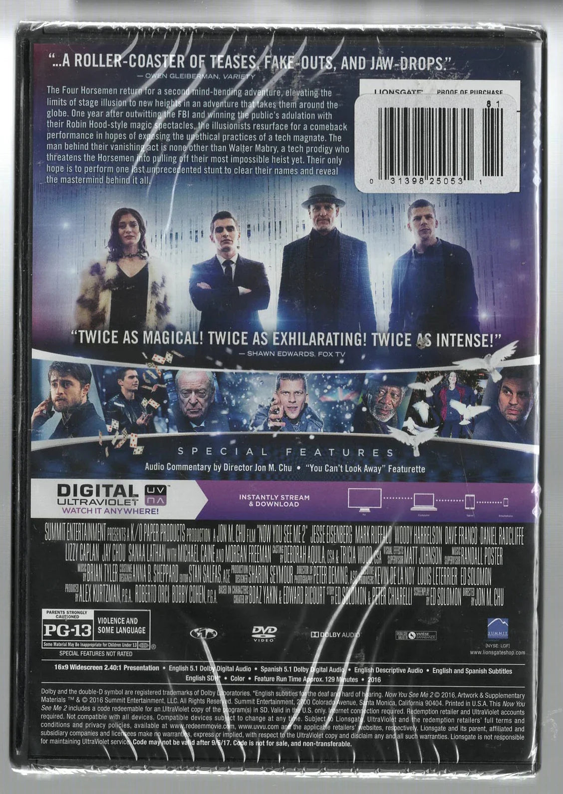Now You See Me 2 Crime Thriller Movies thriller used Movie