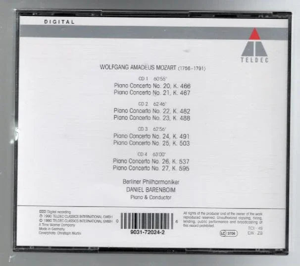 Mozart Piano Concertos Nos. 20-27 - Hasberts