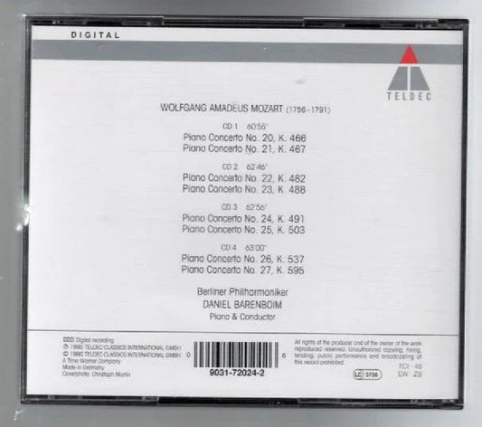 Mozart Piano Concertos Nos. 20-27 - Hasberts