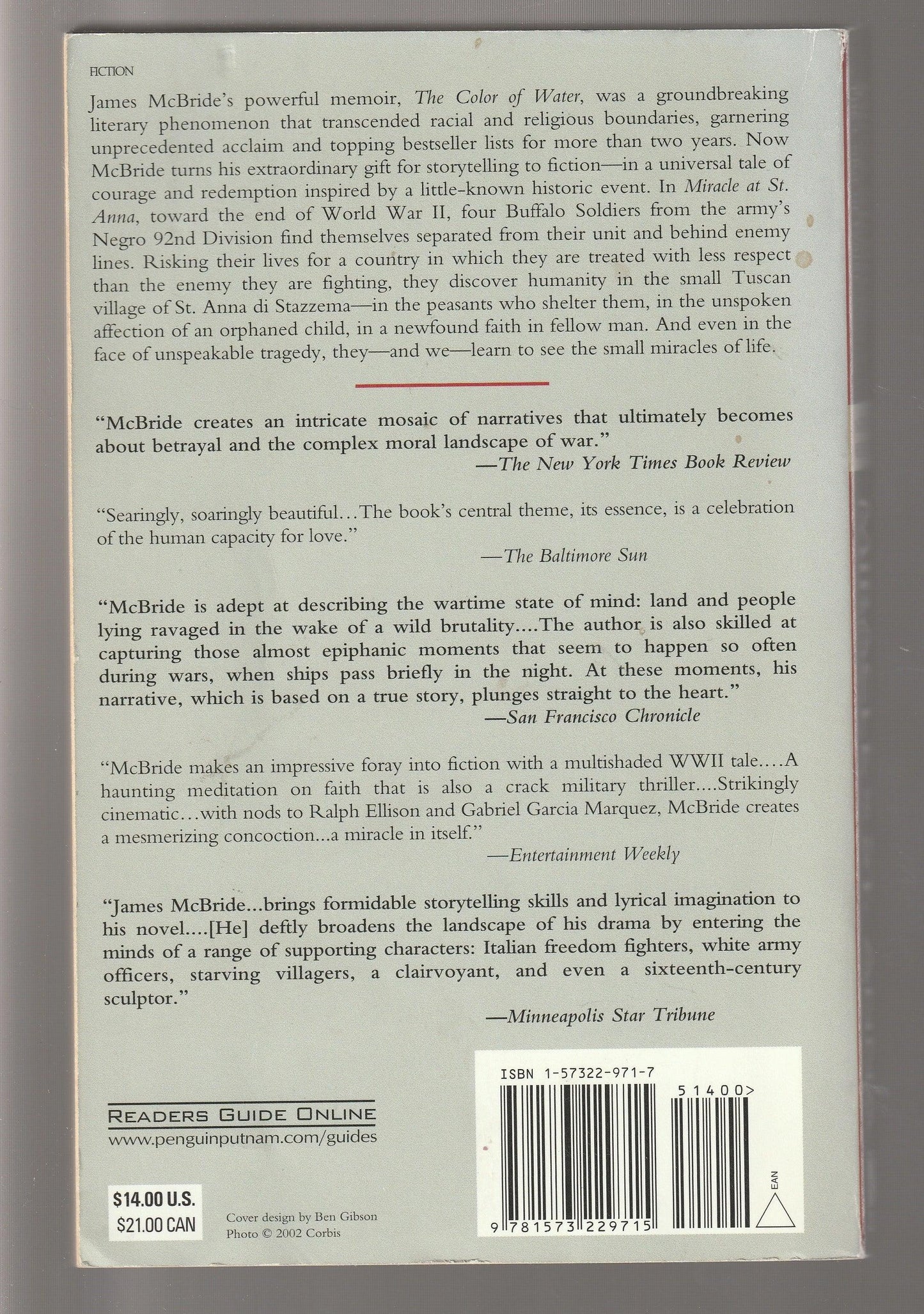 Miracle At St. Anna African American historical Historical Drama historical fiction italy Military Military Fiction paperback used War World War 2 World War Two Books