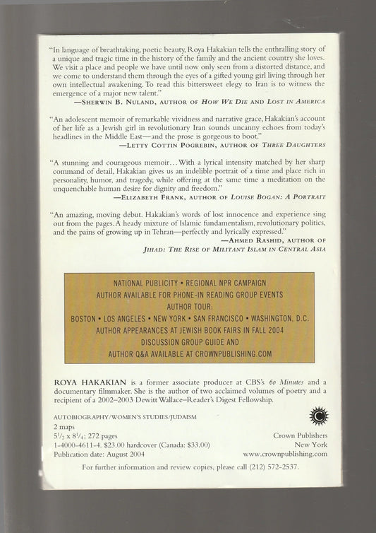 Journey From The Land Of No: A Girlhood Caught In Revolutionary Iran