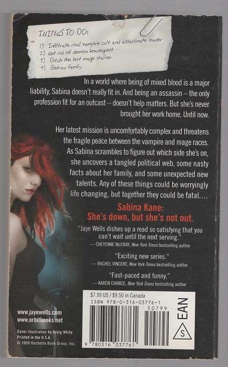 Red-Headed Stepchild Action Adventure fantasy horror Urban Fantasy used Vampire Books