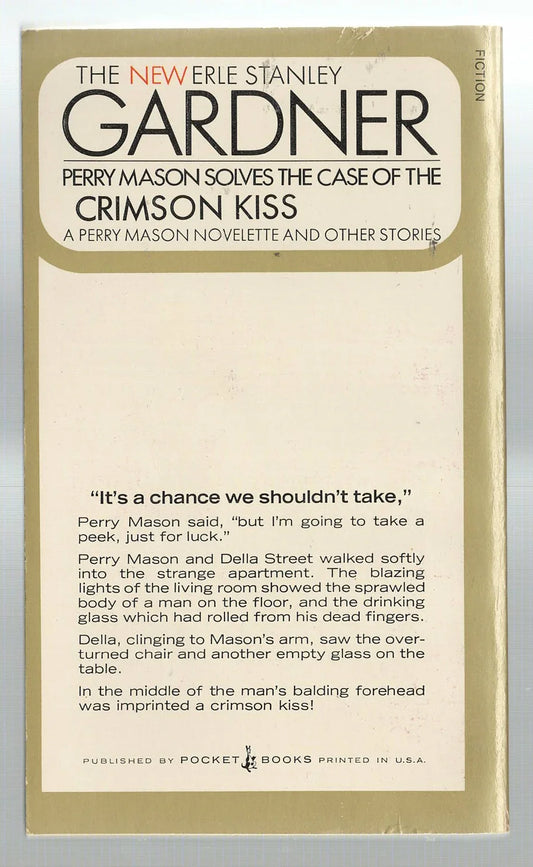 The Case of the Crimson Kiss Crime Fiction Detective Fiction Legal Thriller mystery used Vintage Books