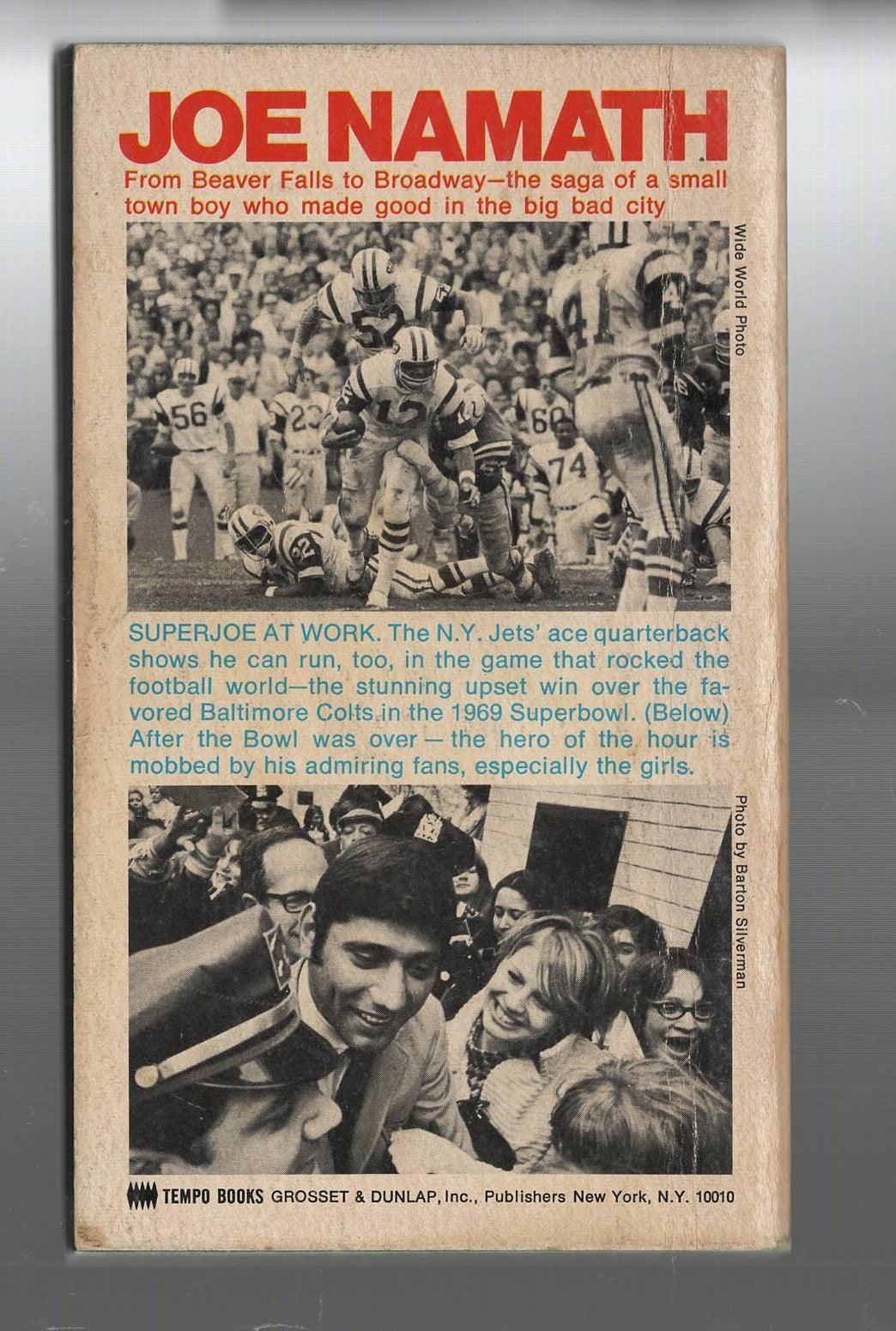 Super Joe - The Joe Namath Story Nonfiction Sports used Books