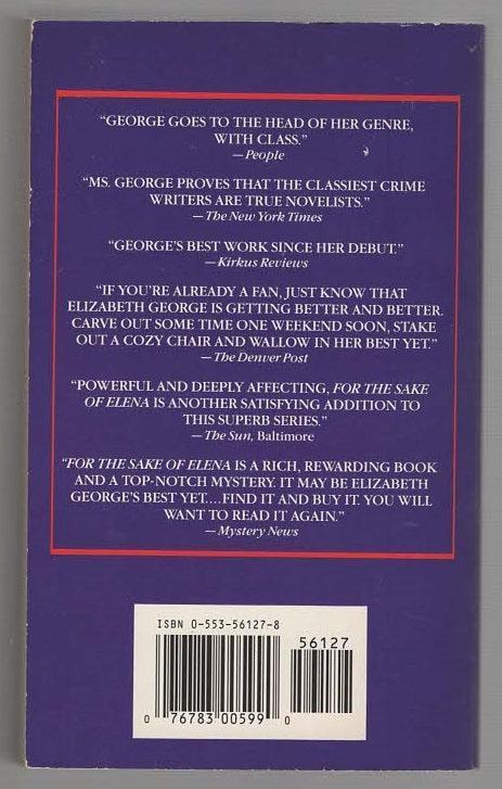 For The Sake Of Elena Crime Fiction Detective Fiction mystery used Books