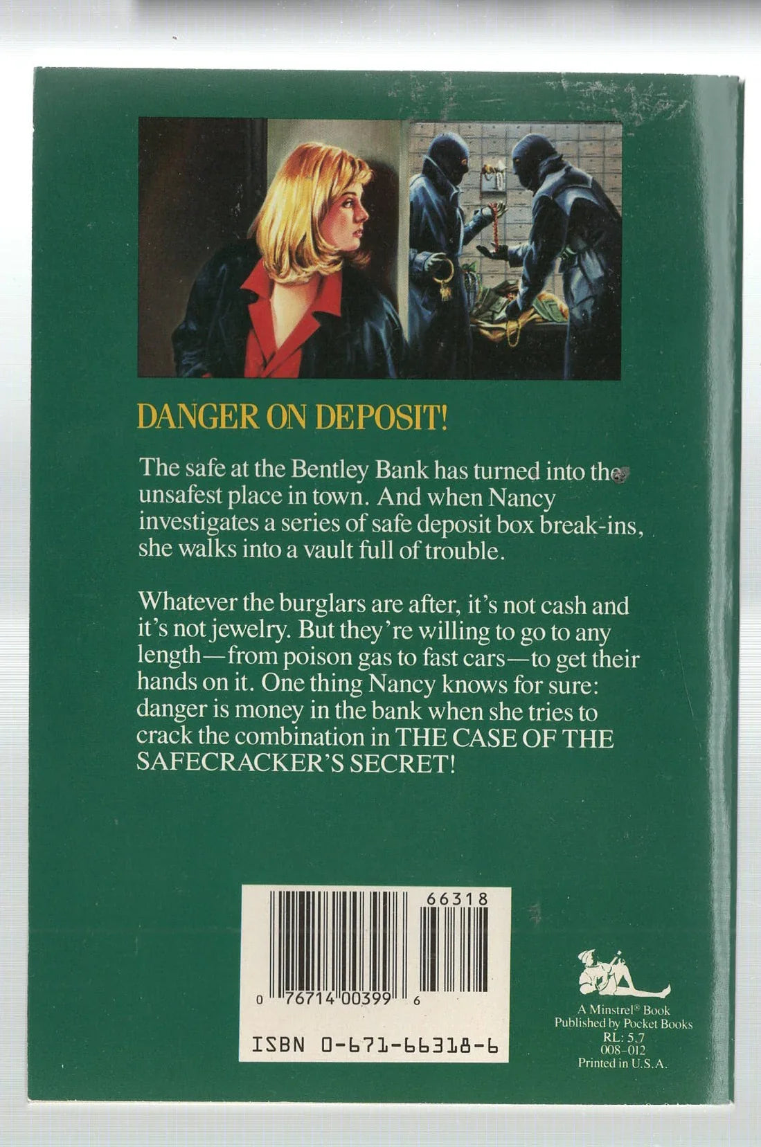 The Case of the Safecracker's Secret mystery mystery thriller used Young Adult Books