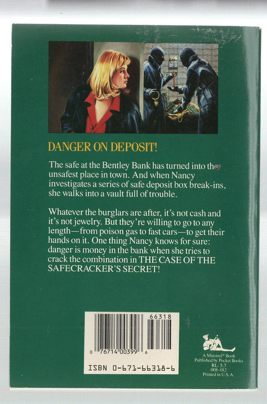 The Case of the Safecracker's Secret mystery mystery thriller used Young Adult Books