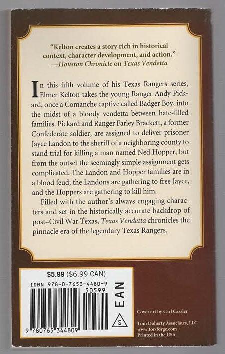 Texas Vendetta Action used Western Books