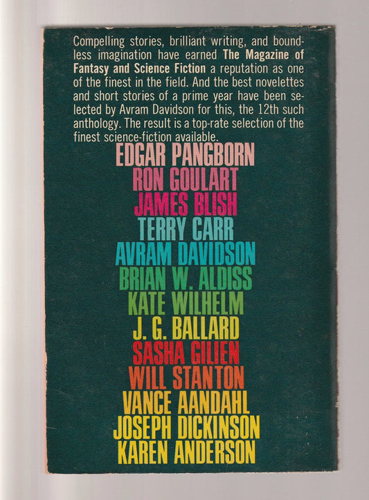 The Best From Fantasy And Science Fiction anthology Classic Science Fiction Collections paperback Sci-Fi Sci-Fi Mystery science fiction Science Fiction Fantasy Short Stories Short Story Collection used Vintage Books