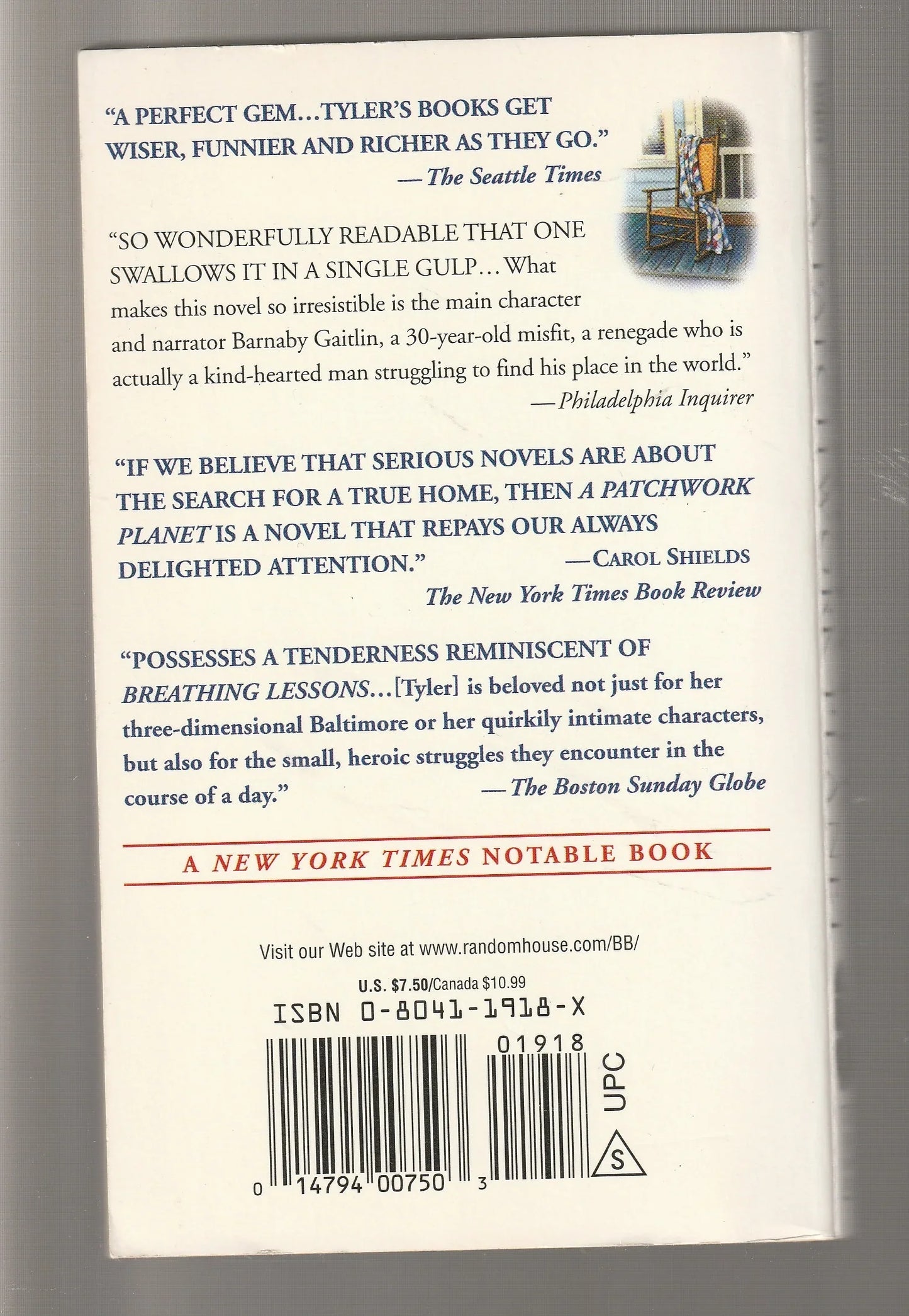 A Patchwork Planet american literature Contemporary Literary Fiction Literature used Books