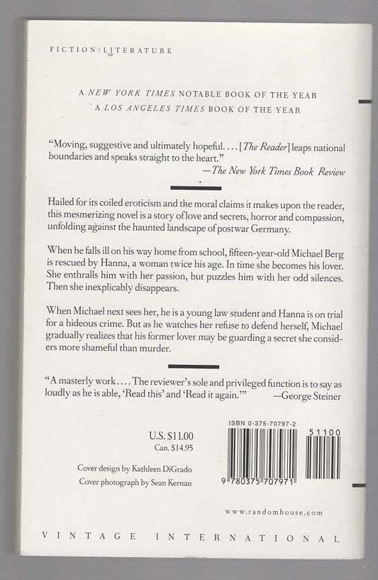 The Reader historical fiction Historical Romance Holocaust Literature Romance used Books