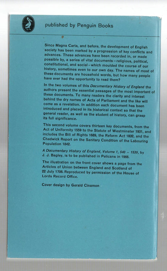 A documentary History of England Vol. 2